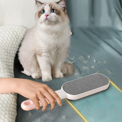 Double-Sided Pet Hair Removal Brush - Effective Dust & Fur Remover for Furniture, Car, and Clothes