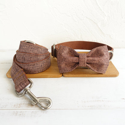 Bow Tie Pet Leash - Stylish and Comfortable for Dogs & Cats