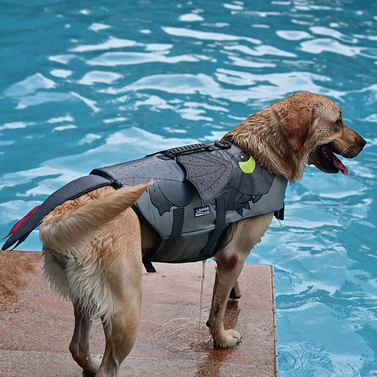 Traje de baño para perros de dragón volador - ropa de baño de cosplay divertida para mascotas