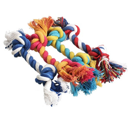 Dog Bite Rope Toy - Molar Bite-Resistant Cotton Knot Rope