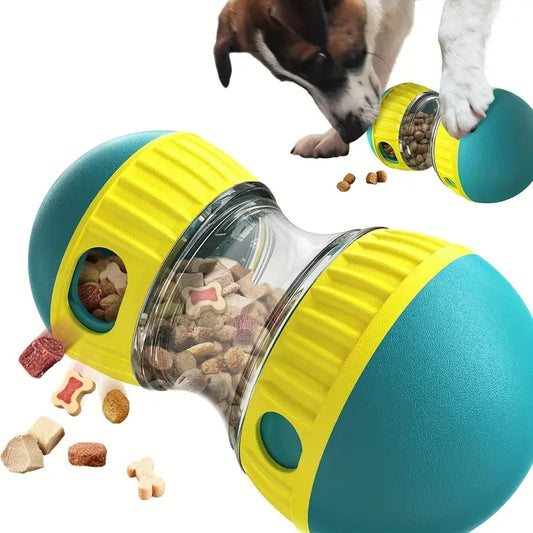 Toy de dispensador de trato ajustable para perros: alimentador lento interactivo y estimulador de IQ