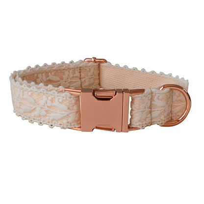 Leaf Lace Pet Collar - Stylish & Elegant