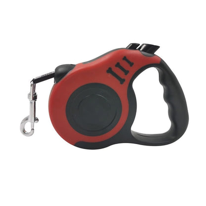 Durable 3m & 5m Retractable Dog Leash - Nylon Lead for Walking & Running