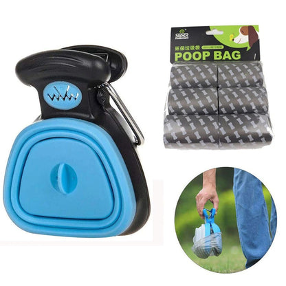 Foldable Pet Pooper Scooper - Portable & Heavy-Duty Dog Waste Cleaner