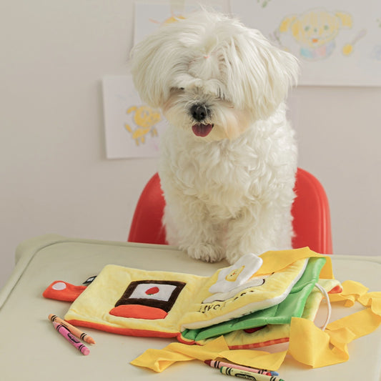 TETA INTERACTIVE TECTIVO DEL TOYO Sniffing - Juguete de rompecabezas divertido con sonidos para mascotas