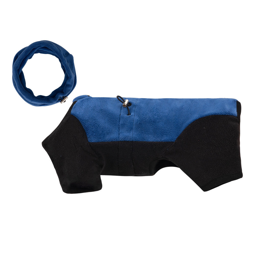 Cozy Windproof Winter Outfit for Pets – Detachable Warm Collar & Four-Leg Design for Dogs and Cats