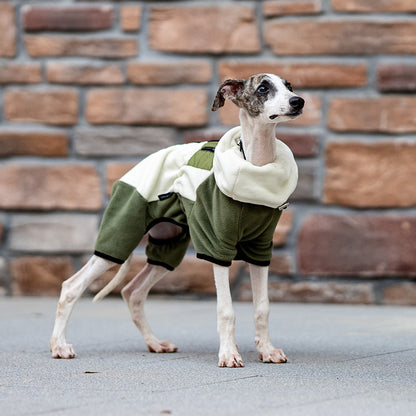 Ajuste de invierno acogedor a prueba de viento para mascotas: collar cálido desmontable y diseño de cuatro patas para perros y gatos