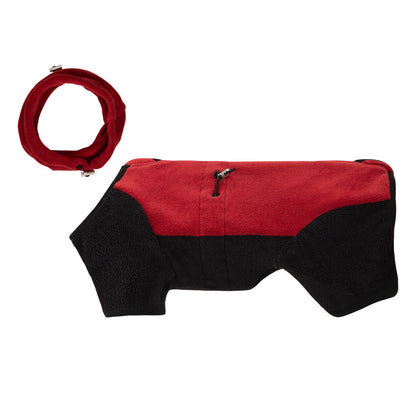 Cozy Windproof Winter Outfit for Pets – Detachable Warm Collar & Four-Leg Design for Dogs and Cats