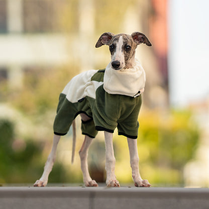 Ajuste de invierno acogedor a prueba de viento para mascotas: collar cálido desmontable y diseño de cuatro patas para perros y gatos