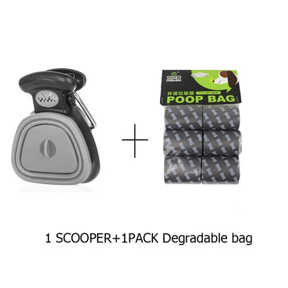 Foldable Pet Pooper Scooper - Portable & Heavy-Duty Dog Waste Cleaner