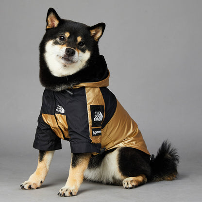 Gran impermeable para perros - chaqueta de mascotas impermeable para aventuras al aire libre