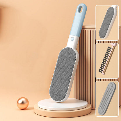 Double-Sided Pet Hair Removal Brush - Effective Dust & Fur Remover for Furniture, Car, and Clothes